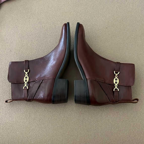 Sam Edelman Brawley Buckled Ankle Boot - NWT -Deep Pecan - Sz 8 - Picture 5 of 9